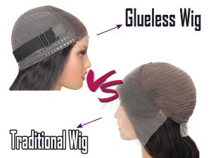 Glueless Human Hair Wigs vs. Traditional Wigs