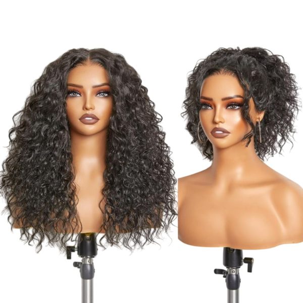 Curly closure wigs