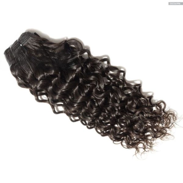 Curly Virgin Hair Weft Bundles – 100% Remy Human Hair | Natural Color | 8"–30" - Image 5