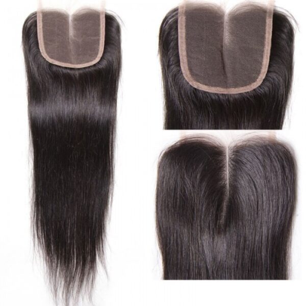 4x4 Swiss Lace Closure 100% Virgin Human Hair Natural Hairpiece for Women with Thinning Hair