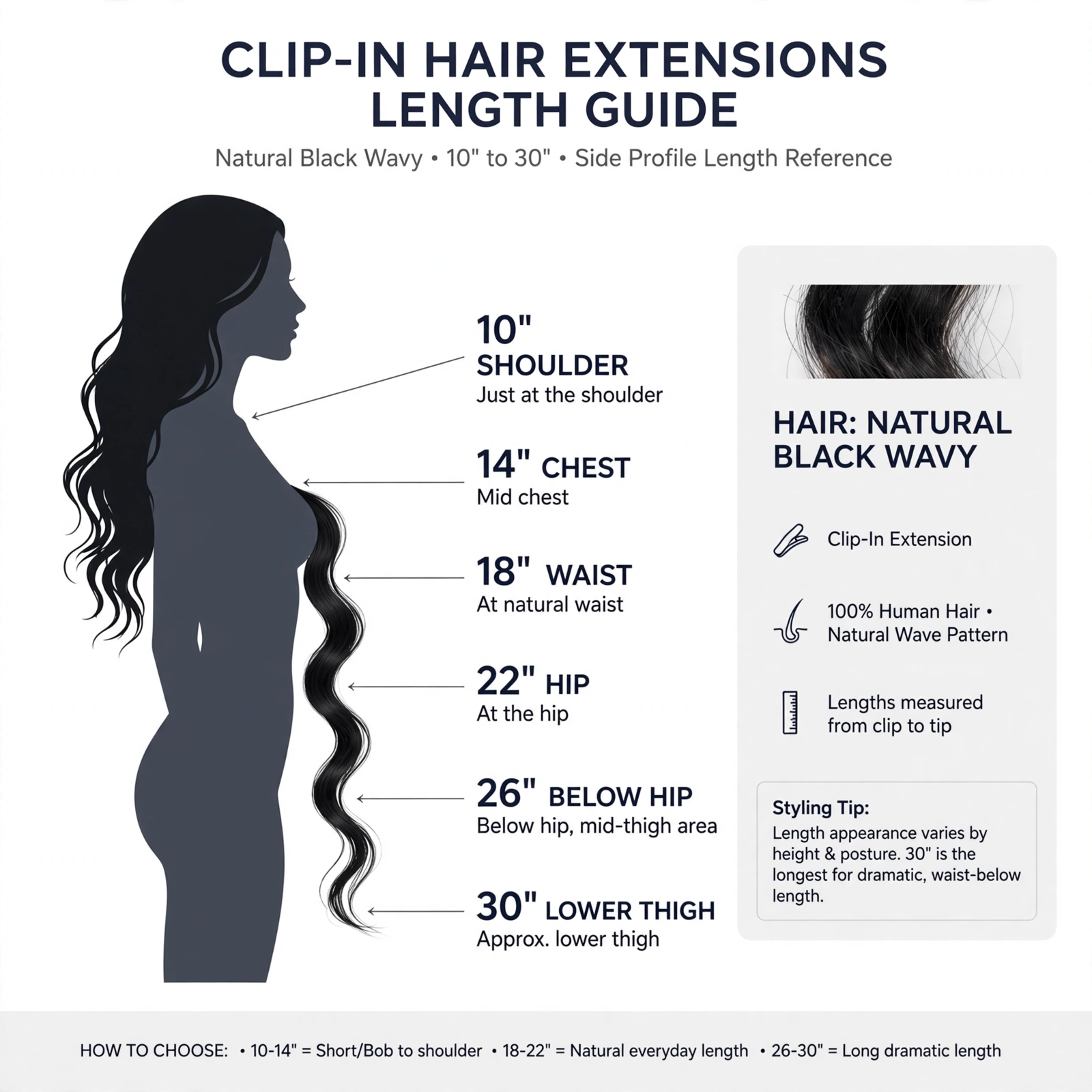 Clip in hair extensions clips detail silicone lined small secure clips no damage 100 human hair